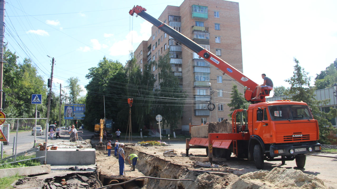  «Квадра» заменила более километра тепломагистрали в Центральном округе Курска