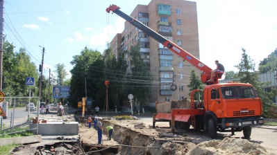 «Квадра» заменила более километра тепломагистрали в Центральном округе Курска